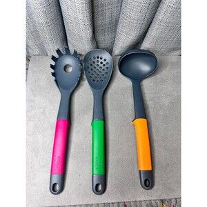 Joseph Joseph Kitchen Utensils Tool Pasta Fork Spoon Strainer Ladle Lot